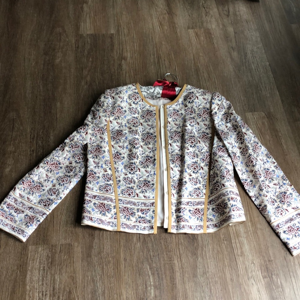Tory Burch print jacket.